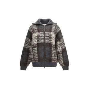 Brunello Cucinelli Gray Mohair Women's Cardigan
